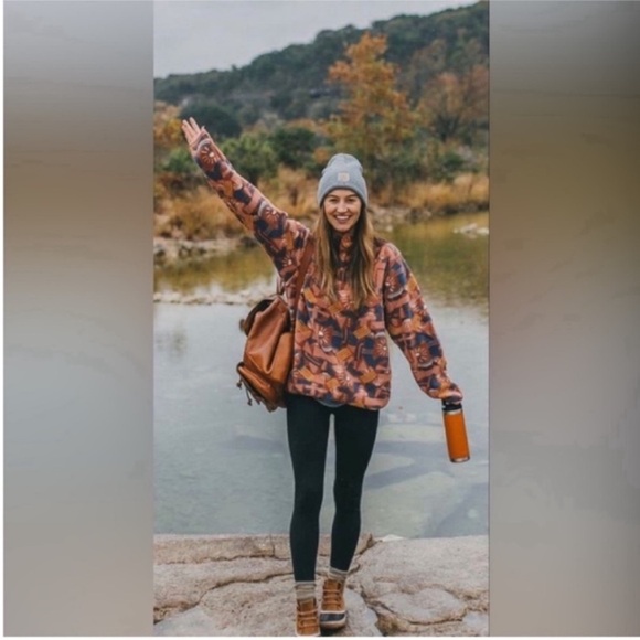 Patagonia Synchilla Snap-T Fleece Pullover Canyon
Block Big Sisu Brown Medium - Picture 12 of 15